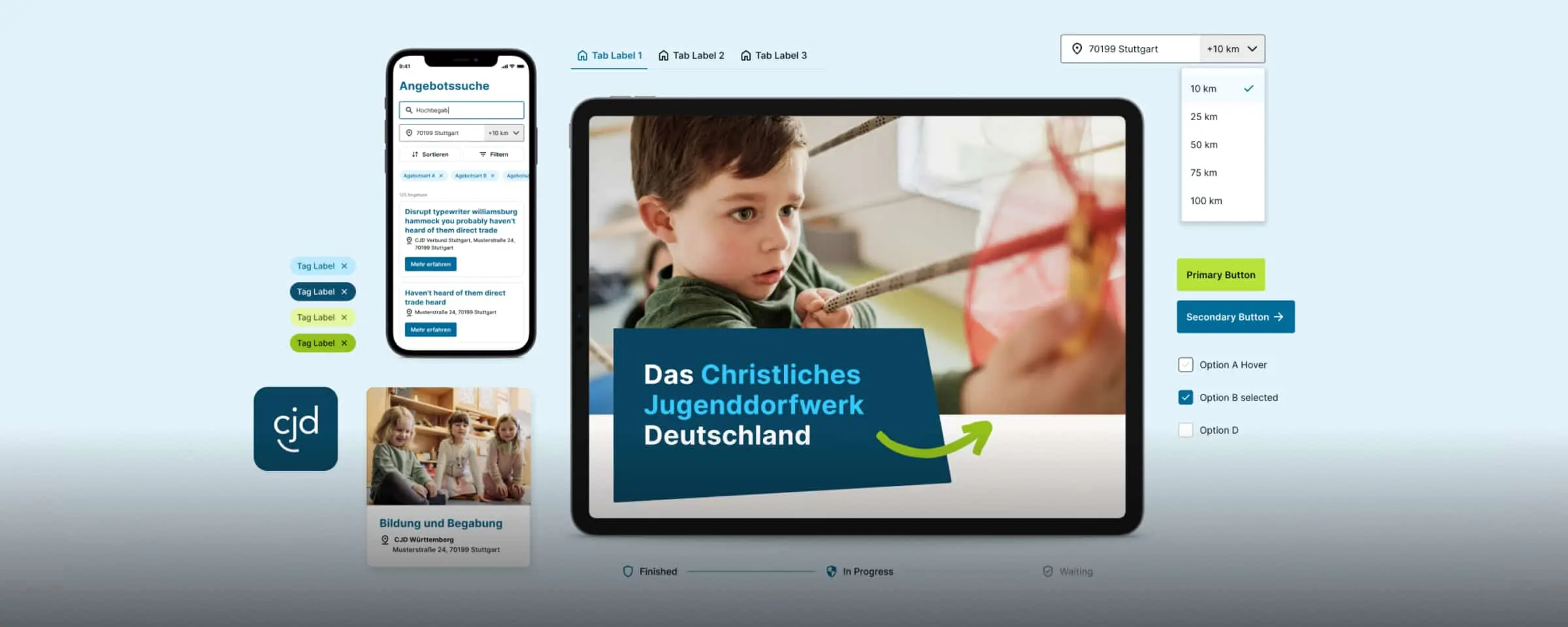 CJD Deutschland e.V Case, Barrierefreier Nonprofit Relaunch